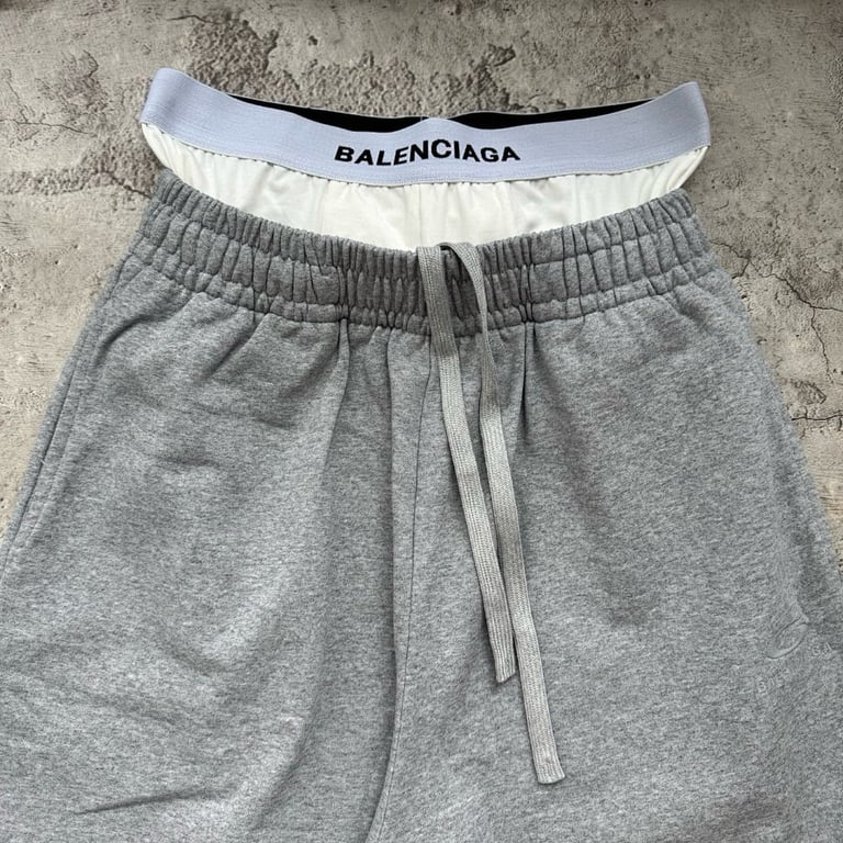 Balenciaga Layered Boxer Shorts Grey - 16