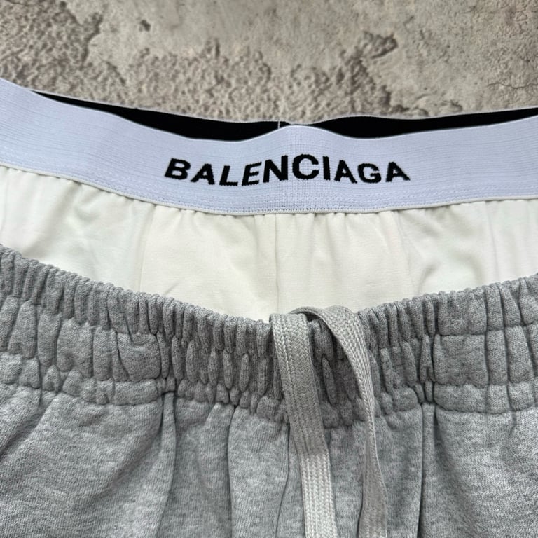 Balenciaga Layered Boxer Shorts Grey - 17