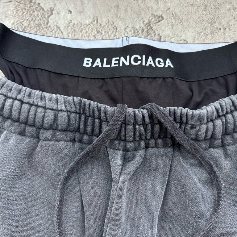 Balenciaga Layered Boxer Shorts Grey - 8