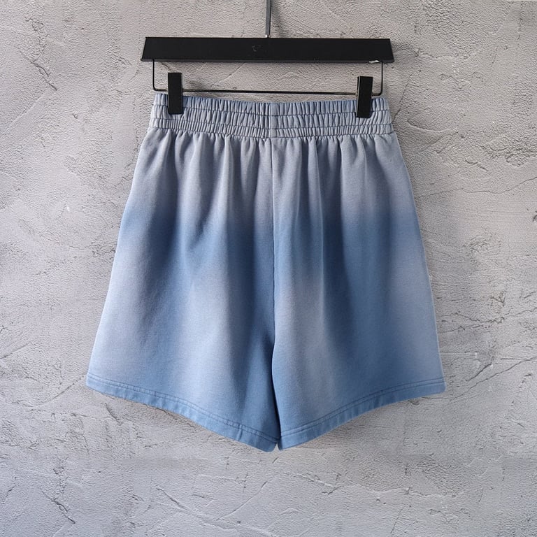 Balenciaga Political Campaign Gradient Shorts Blue - 7