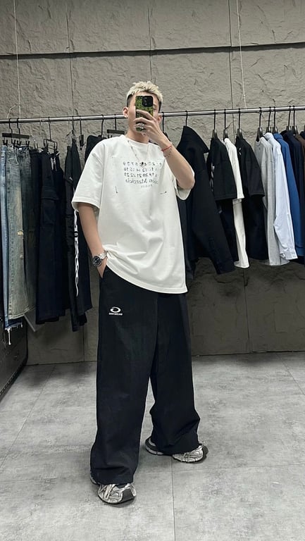 Balenciaga Unity Logo Track Pants Black - 3