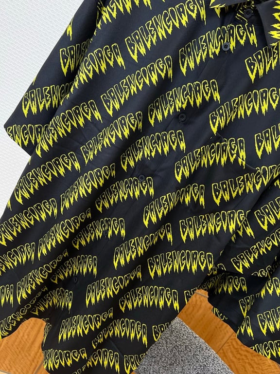 Balenciaga Slime Logo Shirt and Shorts Set - 6