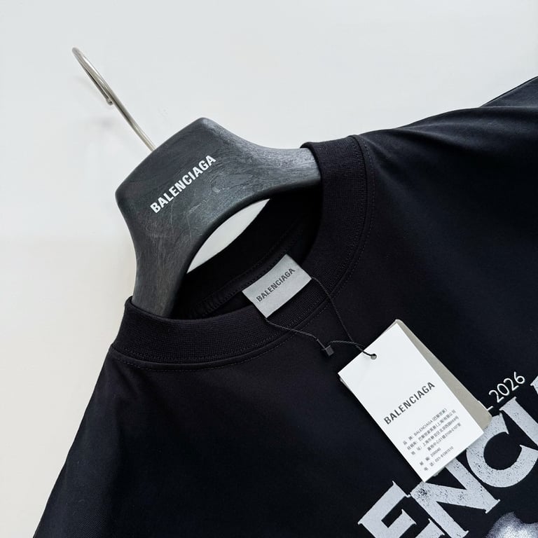 Balenciaga Salon de Couture Graphic T-Shirt Black - 10