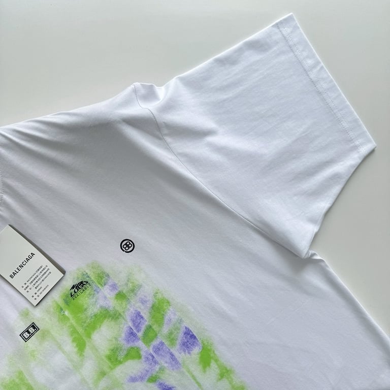 Balenciaga Palm Tree Graphic T-Shirt White - 12