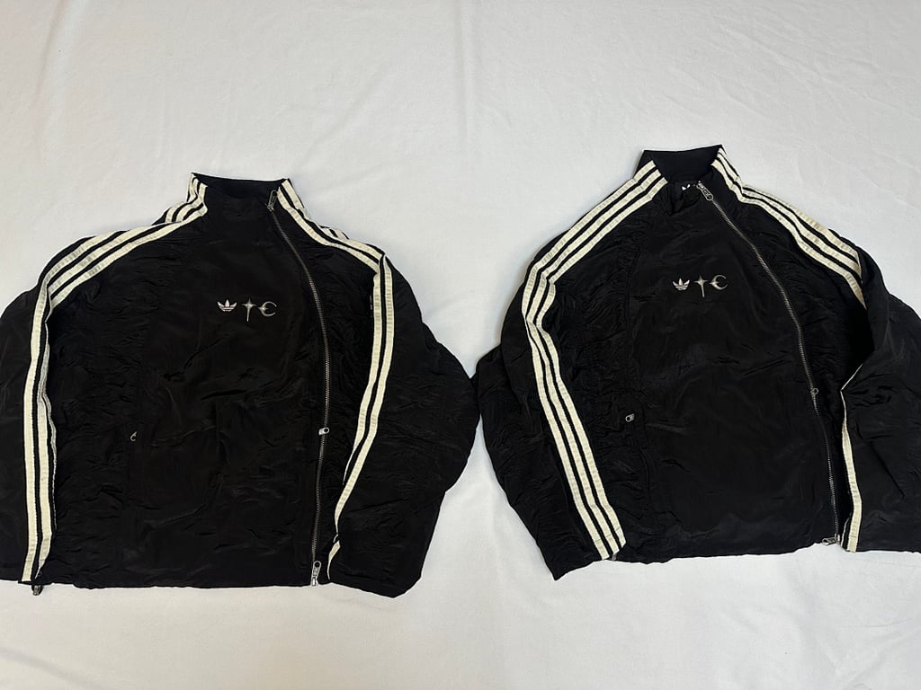 Balenciaga x Adidas Ruched Track Jacket Black - 13