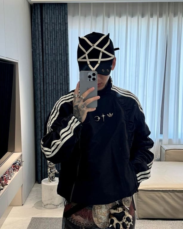 Balenciaga x Adidas Ruched Track Jacket Black - 4
