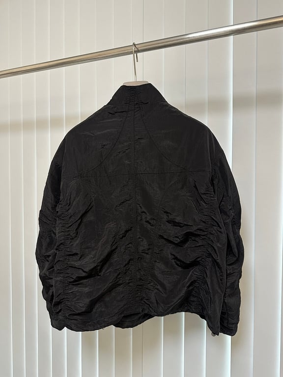 Balenciaga x Adidas Ruched Track Jacket Black - 6