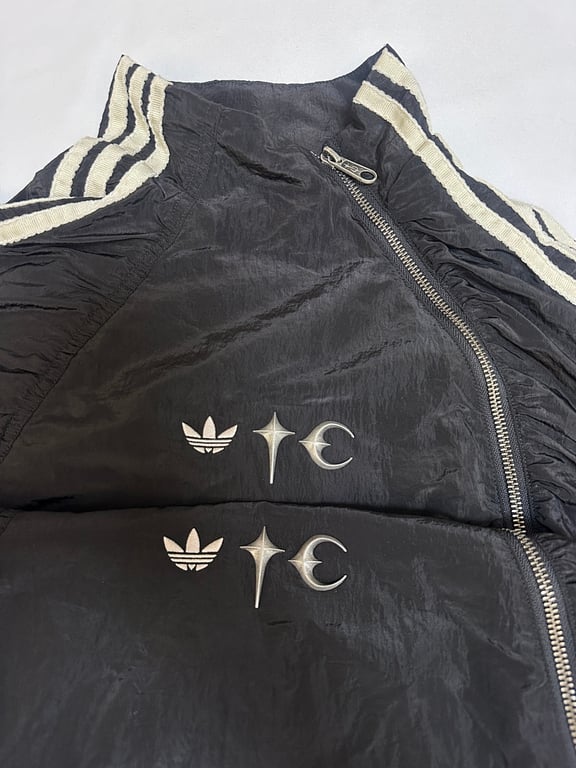Balenciaga x Adidas Ruched Track Jacket Black - 10