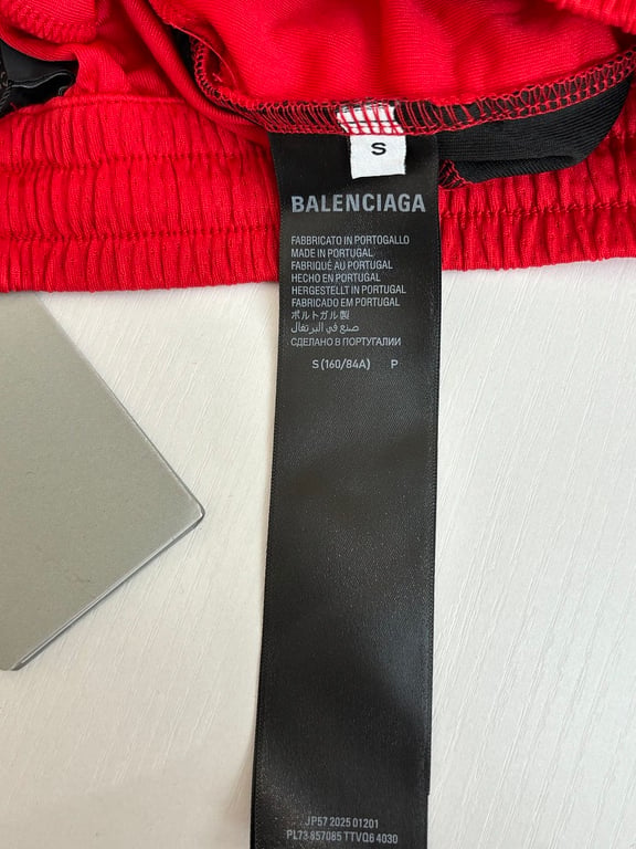 Balenciaga NBA Basketball Jersey and Shorts Set Red - 11