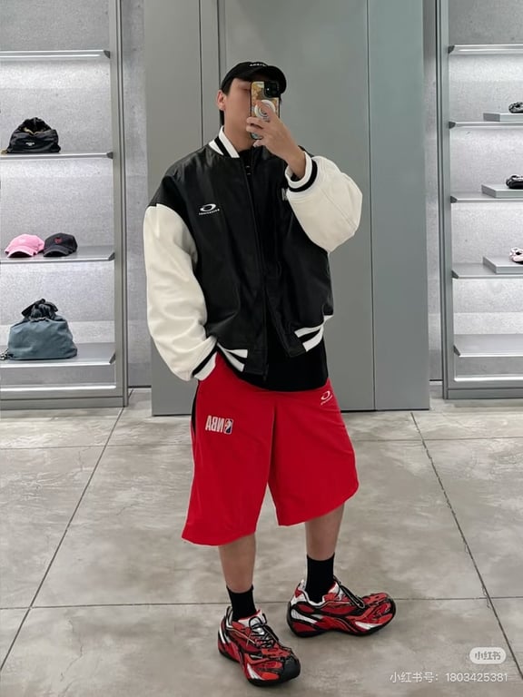 Balenciaga NBA Basketball Jersey and Shorts Set Red - 4