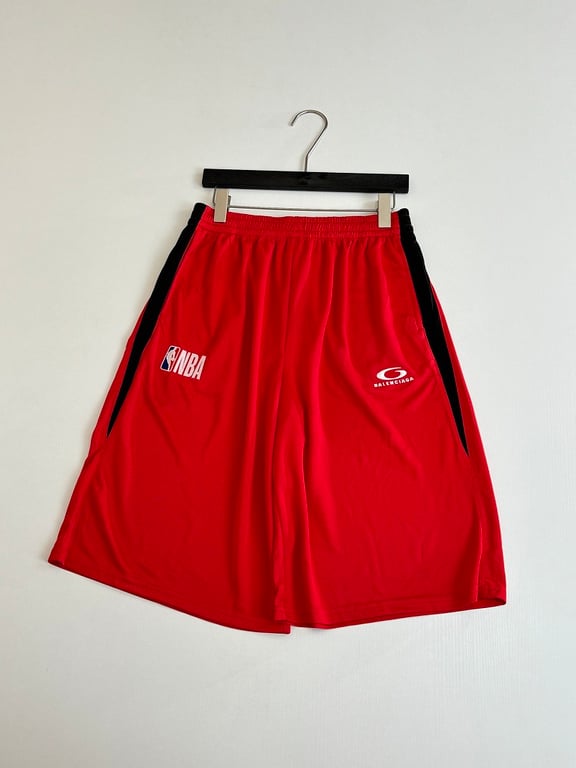 Balenciaga NBA Basketball Jersey and Shorts Set Red - 7