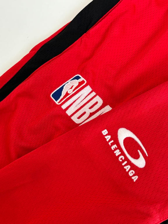 Balenciaga NBA Basketball Jersey and Shorts Set Red - 9