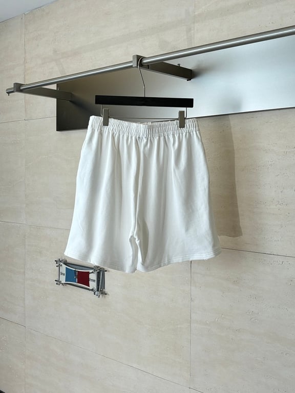 Balenciaga 3187-2L White Graphic Shorts - 5