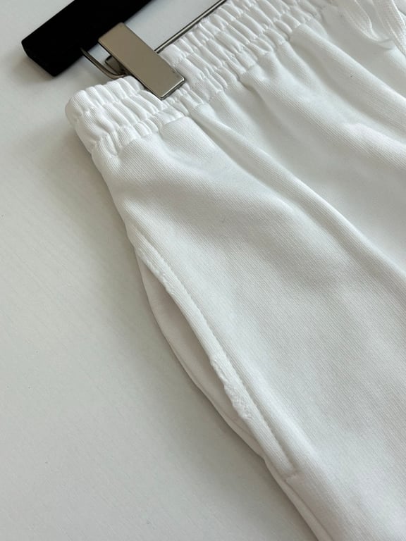 Balenciaga 3187-2L White Graphic Shorts - 7