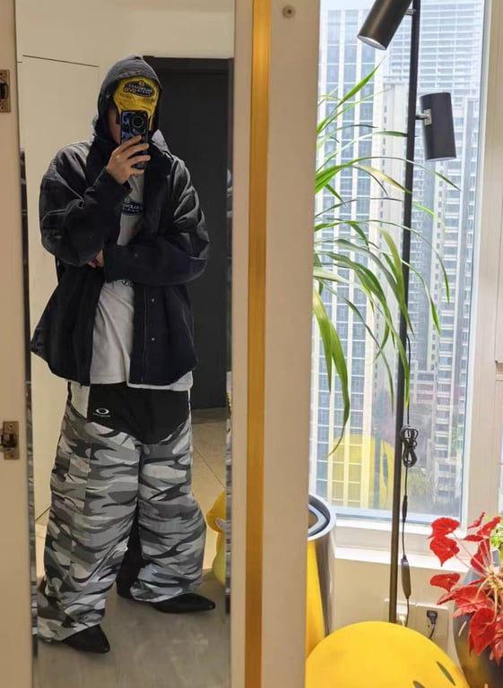 Balenciaga Hooded Denim Jacket Navy - 4