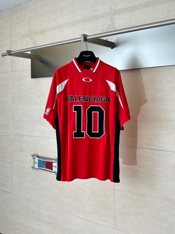 Balenciaga NBA Basketball Jersey and Shorts Set Red - 5