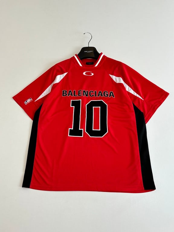 Balenciaga NBA Basketball Jersey and Shorts Set Red - 7