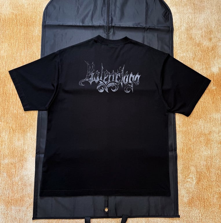 Balenciaga Gothic Logo T-Shirt - 12