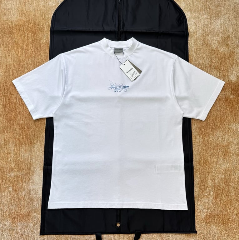Balenciaga Gothic Logo T-Shirt - 19