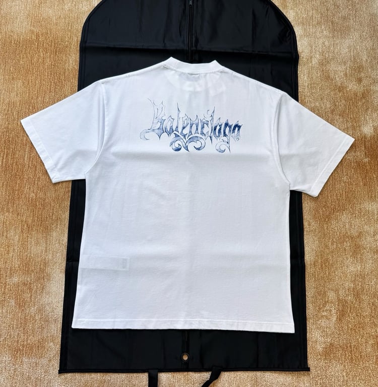 Balenciaga Gothic Logo T-Shirt - 20