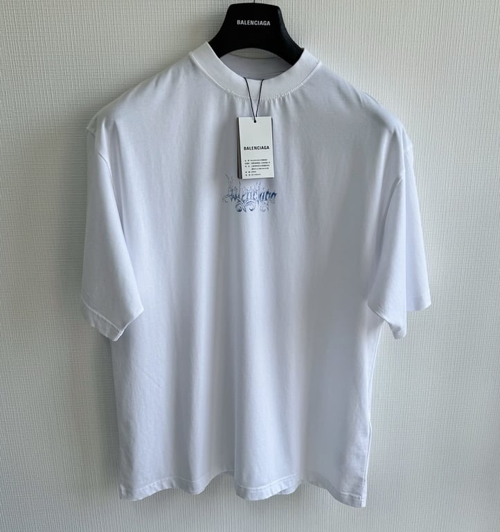 Balenciaga Gothic Logo T-Shirt - 8