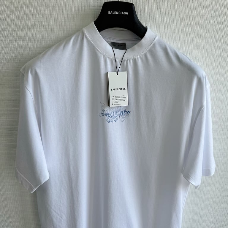 Balenciaga Gothic Logo T-Shirt - 9