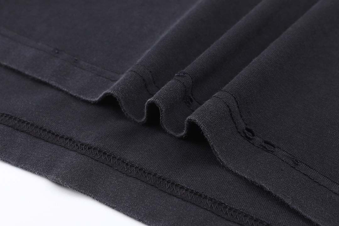Balenciaga Graphic Logo Washed T-Shirt Black - 12