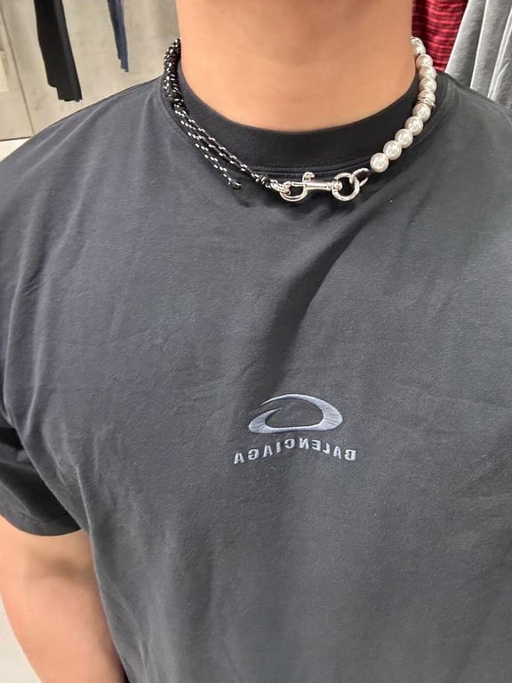 Balenciaga Loop Sports Icon T-Shirt Black - 13