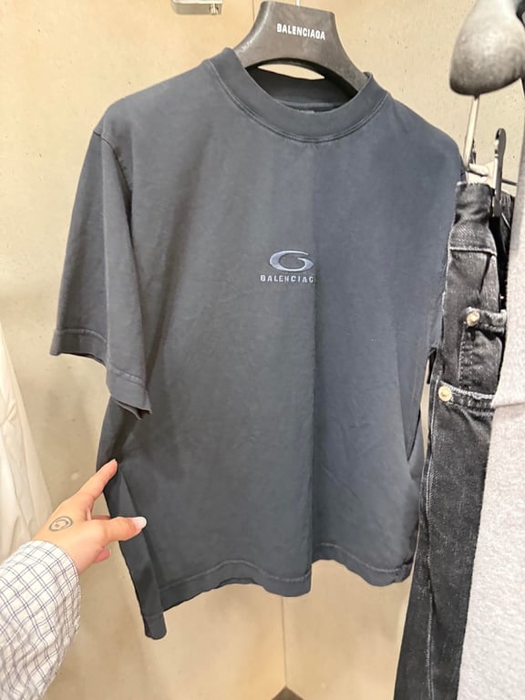Balenciaga Loop Sports Icon T-Shirt Black - 4