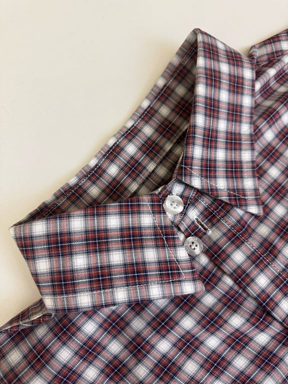 Balenciaga Plaid Double Sleeve Shirt 31934-31L - 6