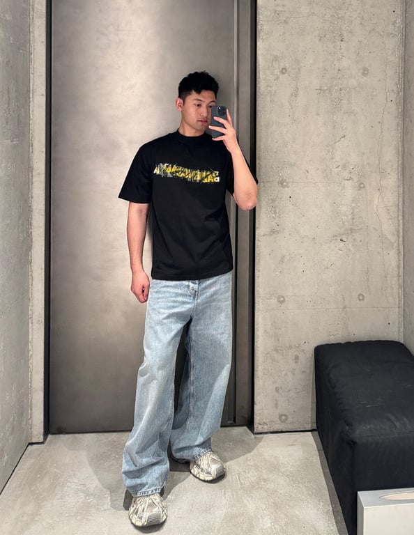 Balenciaga Tape Logo T-Shirt - 4