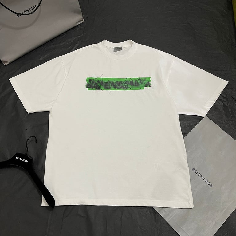 Balenciaga Tape Logo T-Shirt - 5