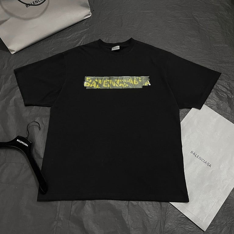 Balenciaga Tape Logo T-Shirt - 6