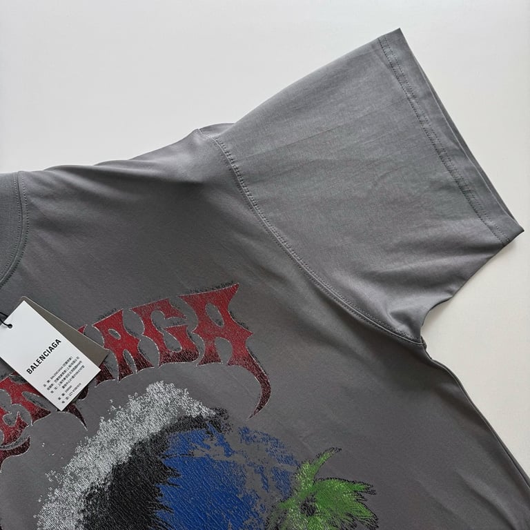 Balenciaga Couture Wave Graphic Tee - 13