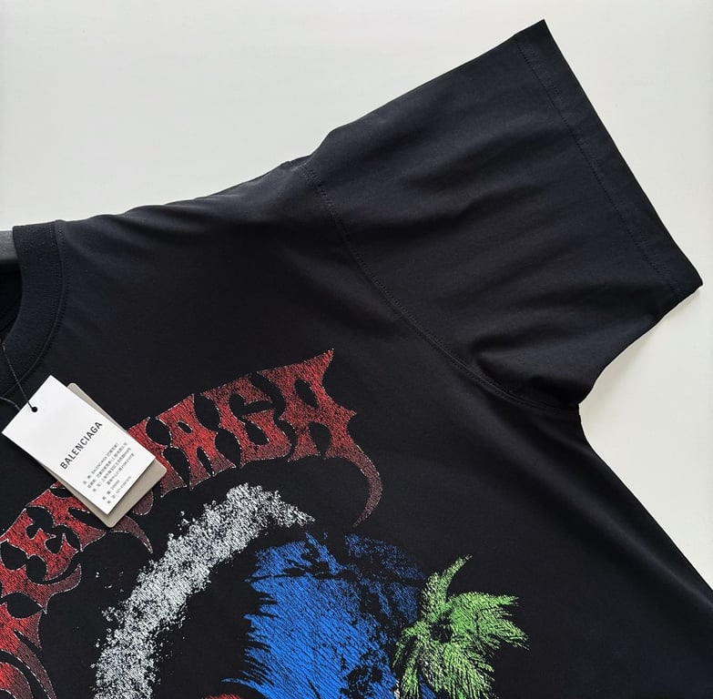 Balenciaga Couture Wave Graphic Tee - 6
