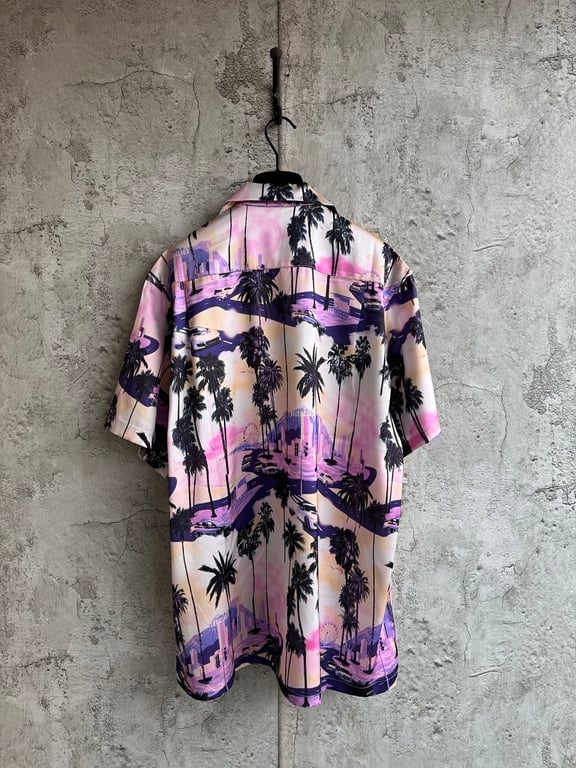 Balenciaga Graphic Print Shirt and Shorts Set - 21