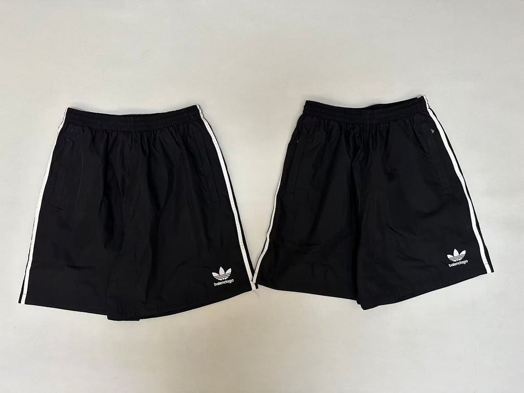 Balenciaga x Adidas Striped Shorts Black - 6