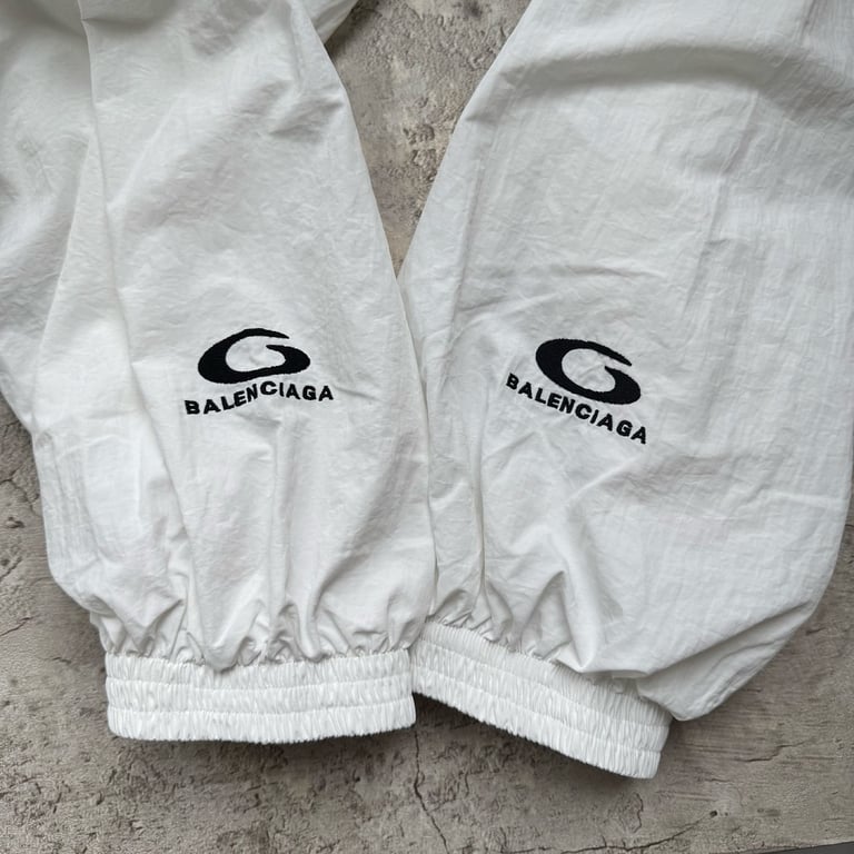 Balenciaga 01 Graphic Track Jacket White - 12