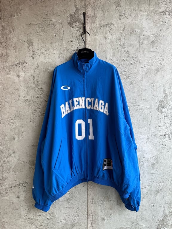 Balenciaga 01 Graphic Track Jacket White - 15
