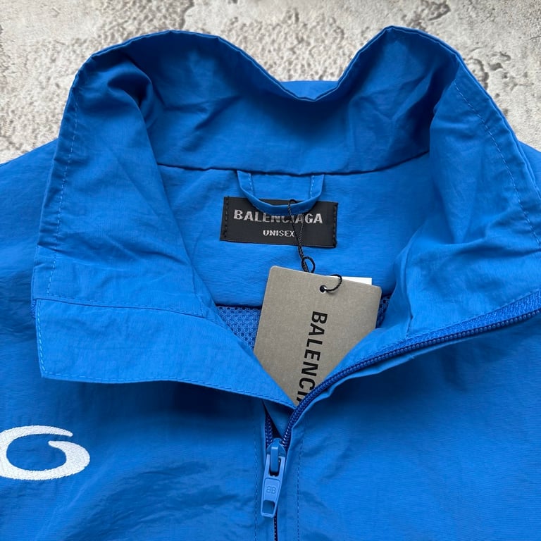 Balenciaga 01 Graphic Track Jacket White - 19