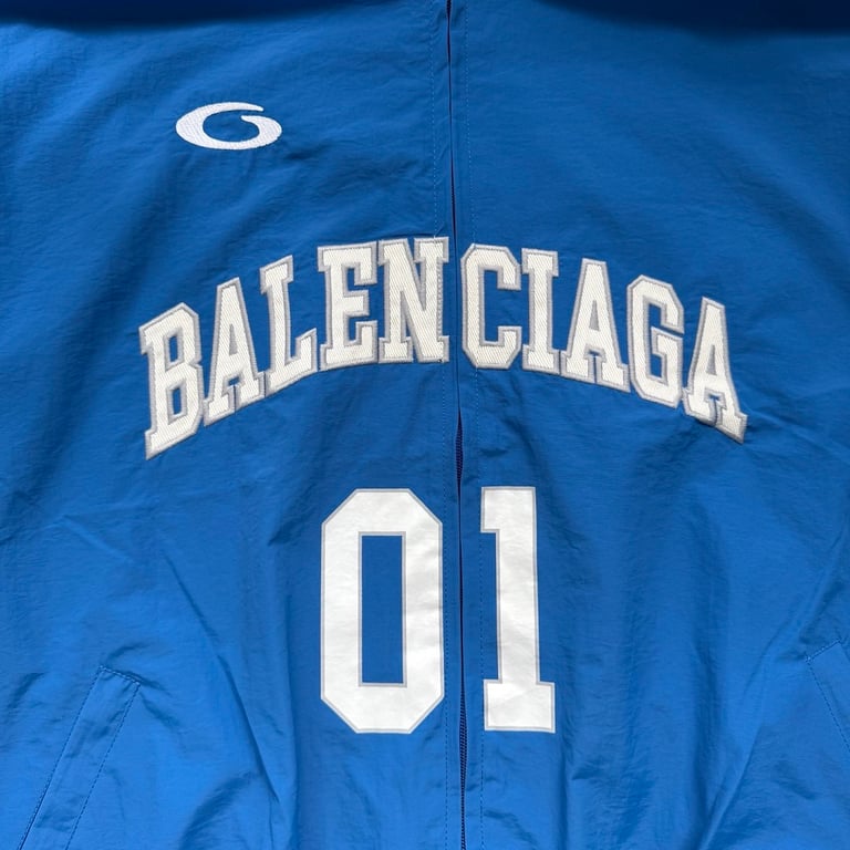Balenciaga 01 Graphic Track Jacket White - 20