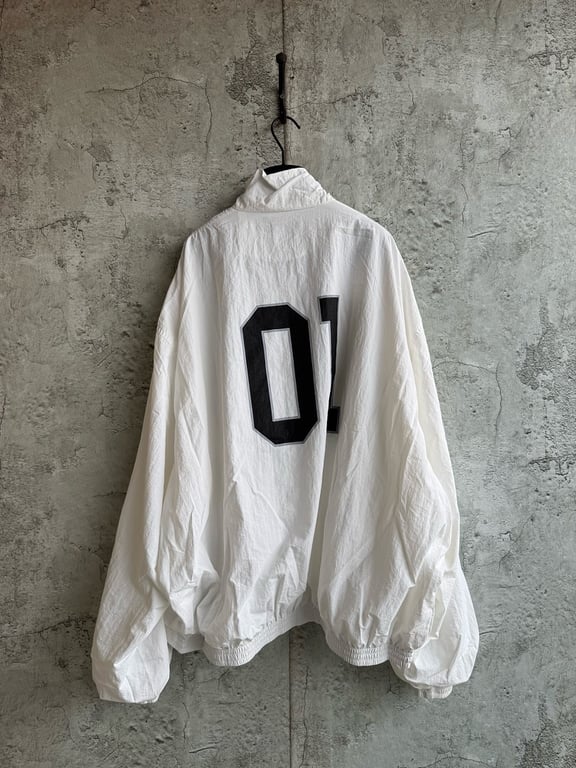 Balenciaga 01 Graphic Track Jacket White - 3