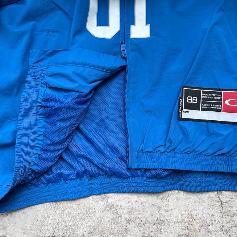 Balenciaga 01 Graphic Track Jacket White - 24
