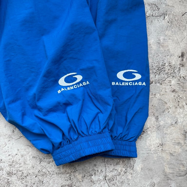 Balenciaga 01 Graphic Track Jacket White - 25