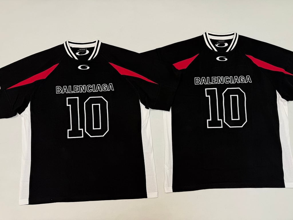 Balenciaga 10 Logo Jersey T-Shirt - 11