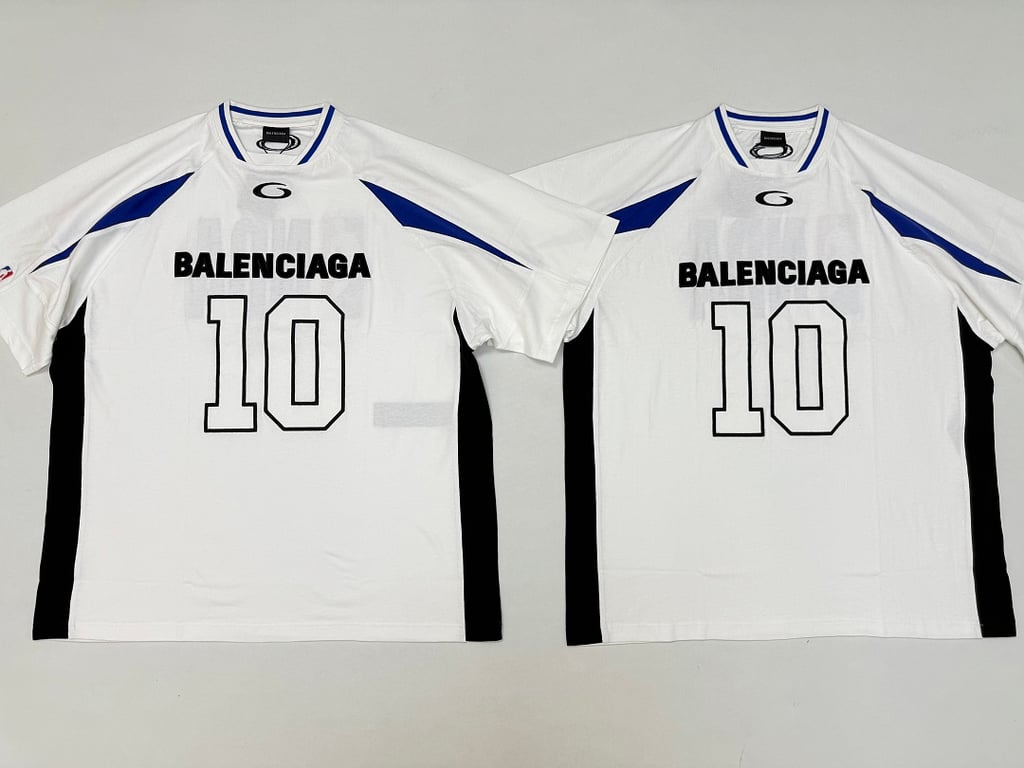 Balenciaga 10 Logo Jersey T-Shirt - 14