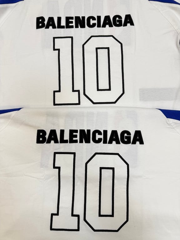 Balenciaga 10 Logo Jersey T-Shirt - 18