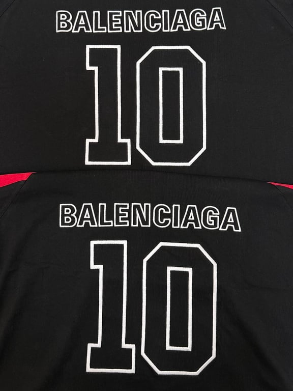 Balenciaga 10 Logo Jersey T-Shirt - 8