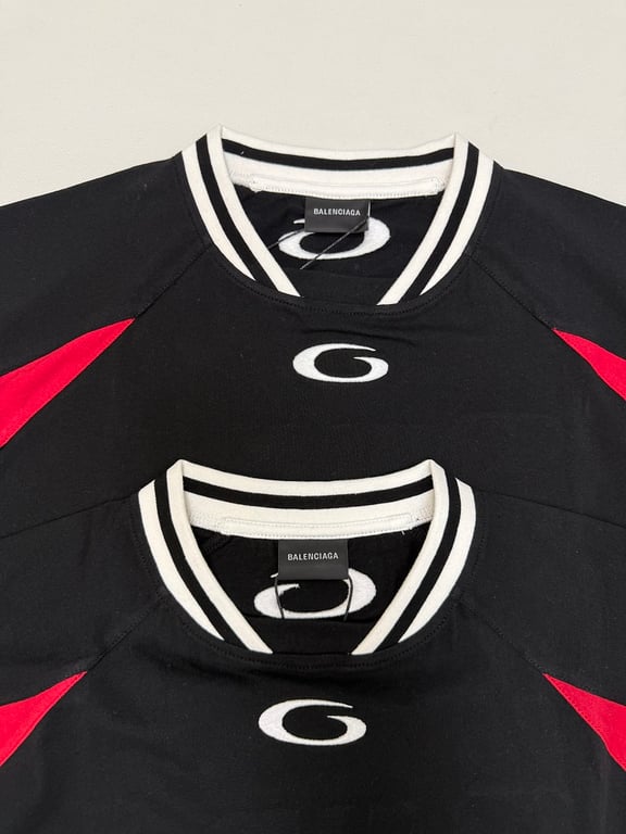 Balenciaga 10 Logo Jersey T-Shirt - 9