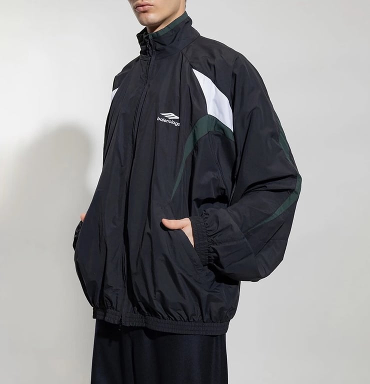 Balenciaga 3B Sports Icon Track Jacket Black - 3